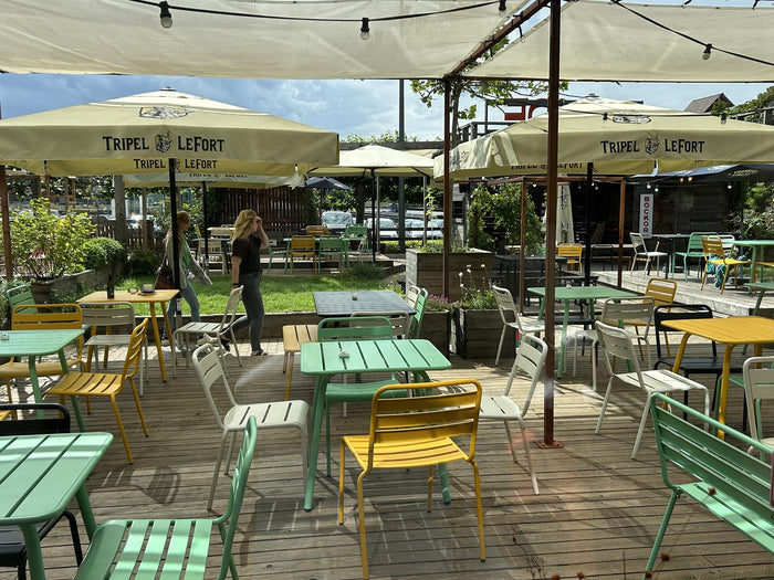 Metalen vierkante tuintafel Max cactus