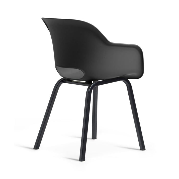 Keter Noa Tuinstoel - 2st - 55x56.5x80cm - metalen onderstel