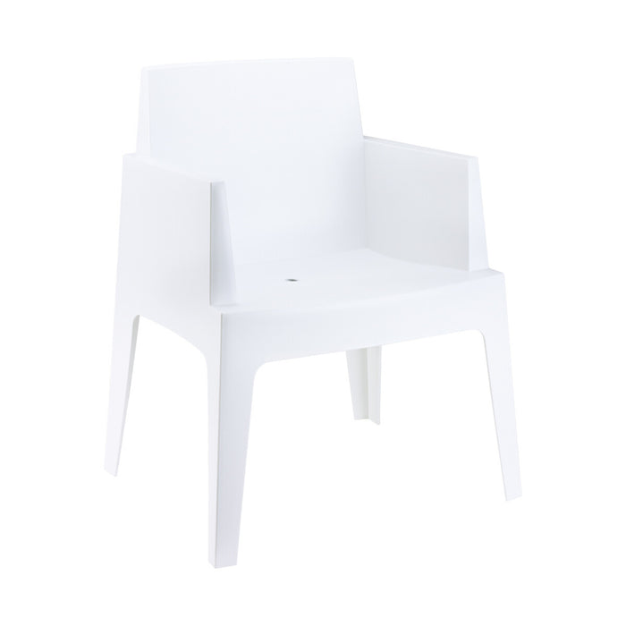 Garden Impressions Box tuinstoel the original wit - 4 stuks