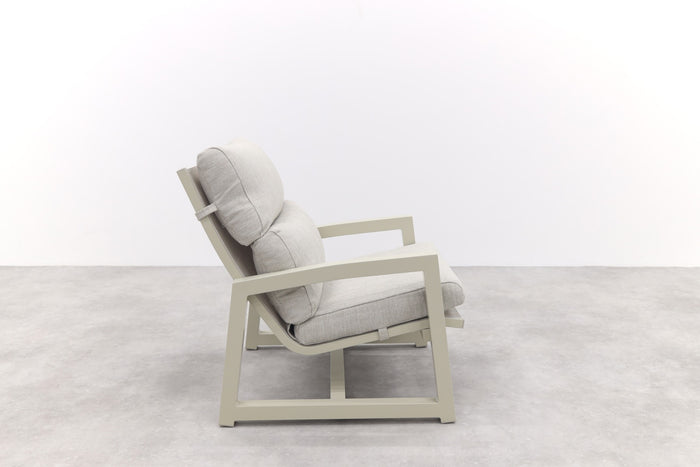 Hartman Gio loungestoel + voetenbank - Zand