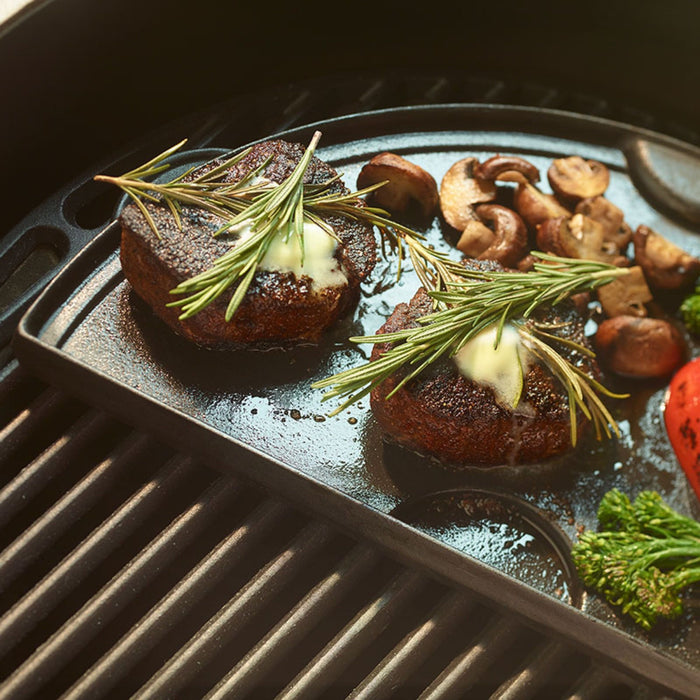 Half Cast Iron Plancha Big Green Egg - Xlarge and 2XL