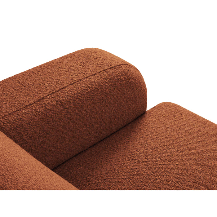 Windsor & Co Lola Hoekbank met Chaise Longue Links - Bouclé - Bruin