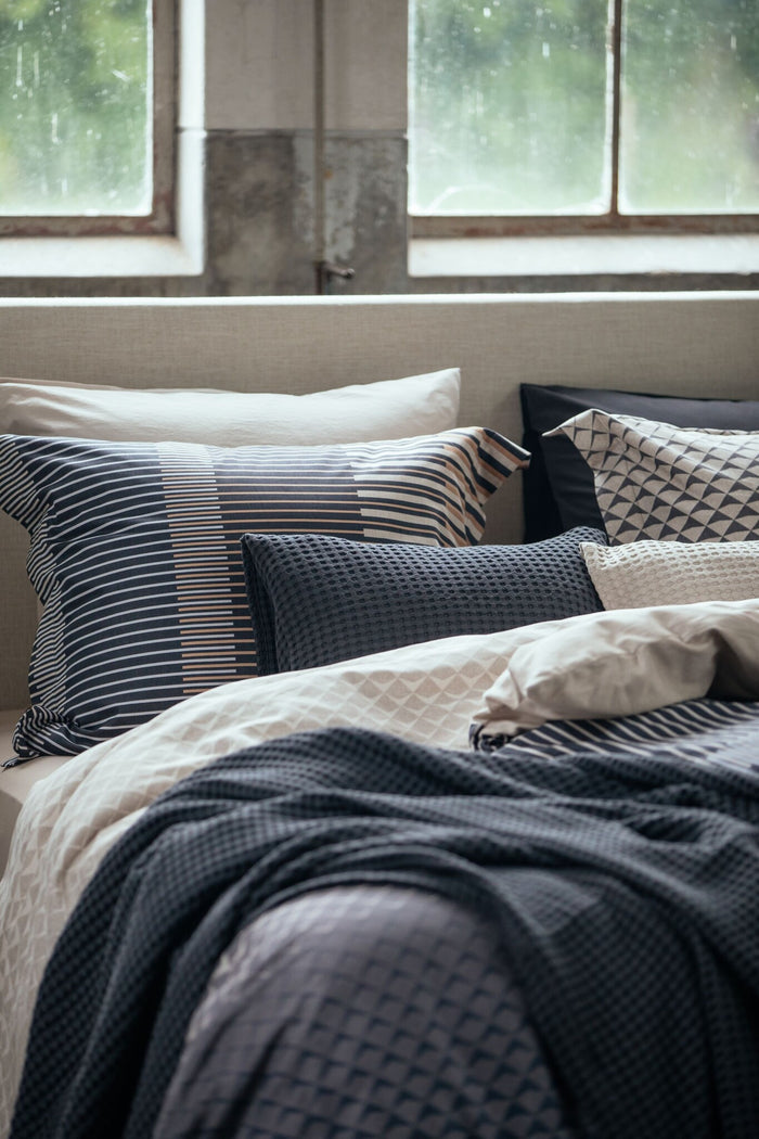 Dekbedovertrek Diamonds Off Black 240x220 Cm