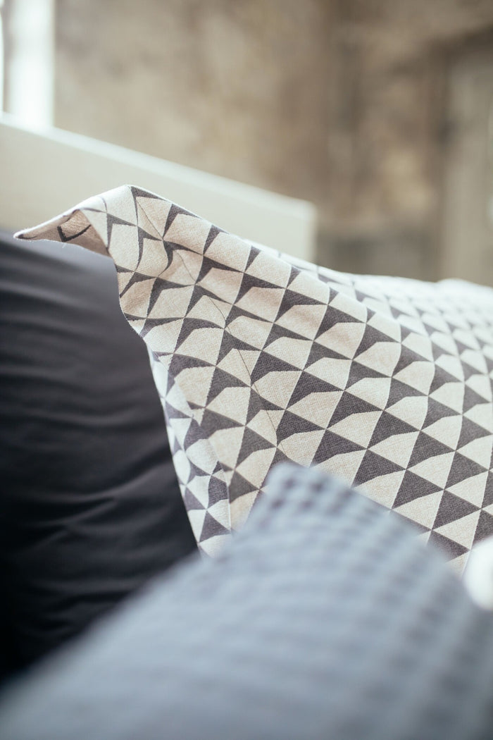 Dekbedovertrek Diamonds Off Black 240x220 Cm