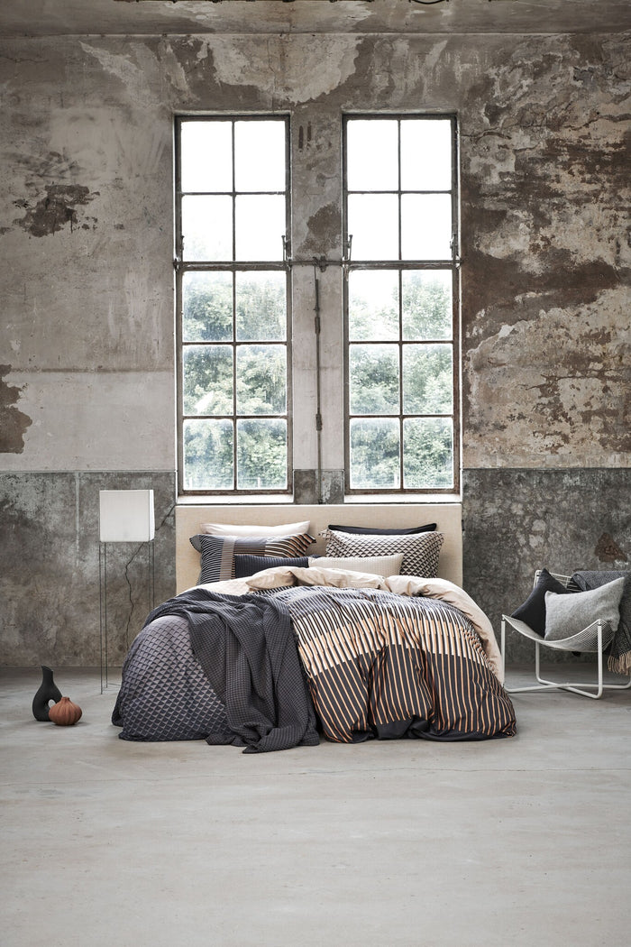 Dekbedovertrek Diamonds Off Black 240x220 Cm