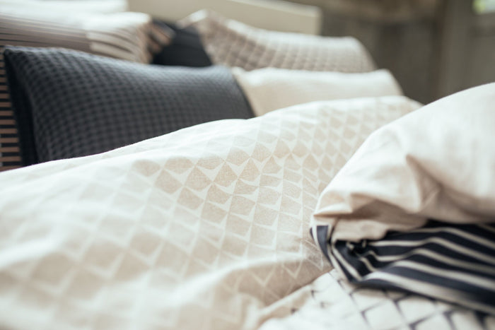 Dekbedovertrek Diamonds Off Black 240x220 Cm