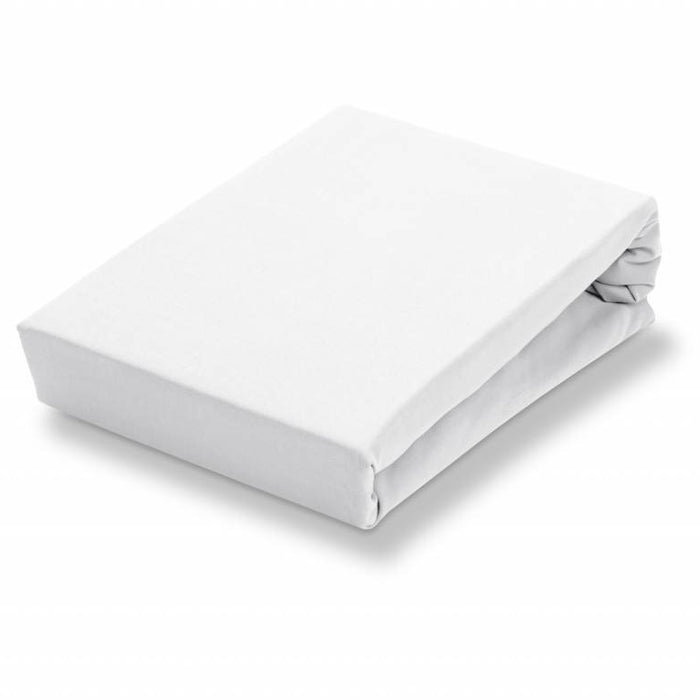 Jersey Soft Hoeslaken White | 140-160 x 200-220 cm | Wit