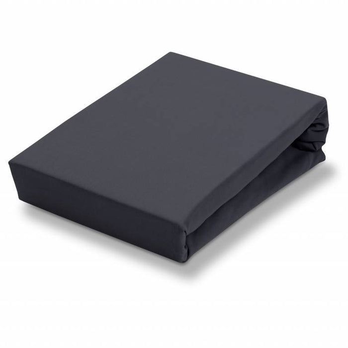 Jersey Supreme Hoeslaken Anthracite | 140-160 x 200-220 cm | Grijs