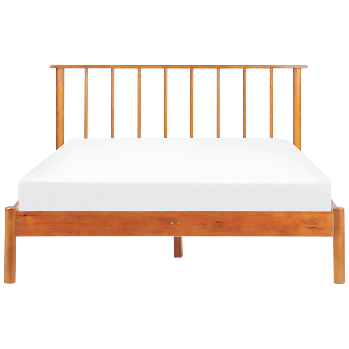 Beliani - BARRET II - Bed - Lichtbruin - 140 x 200 cm - Dennenhout