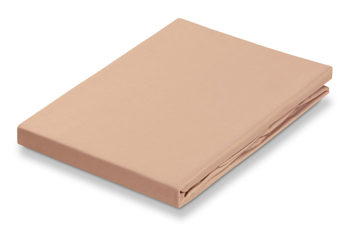 Satin Hoeslaken Praline | 180 x 210 cm | Beige | Bruin | Satijnkatoen