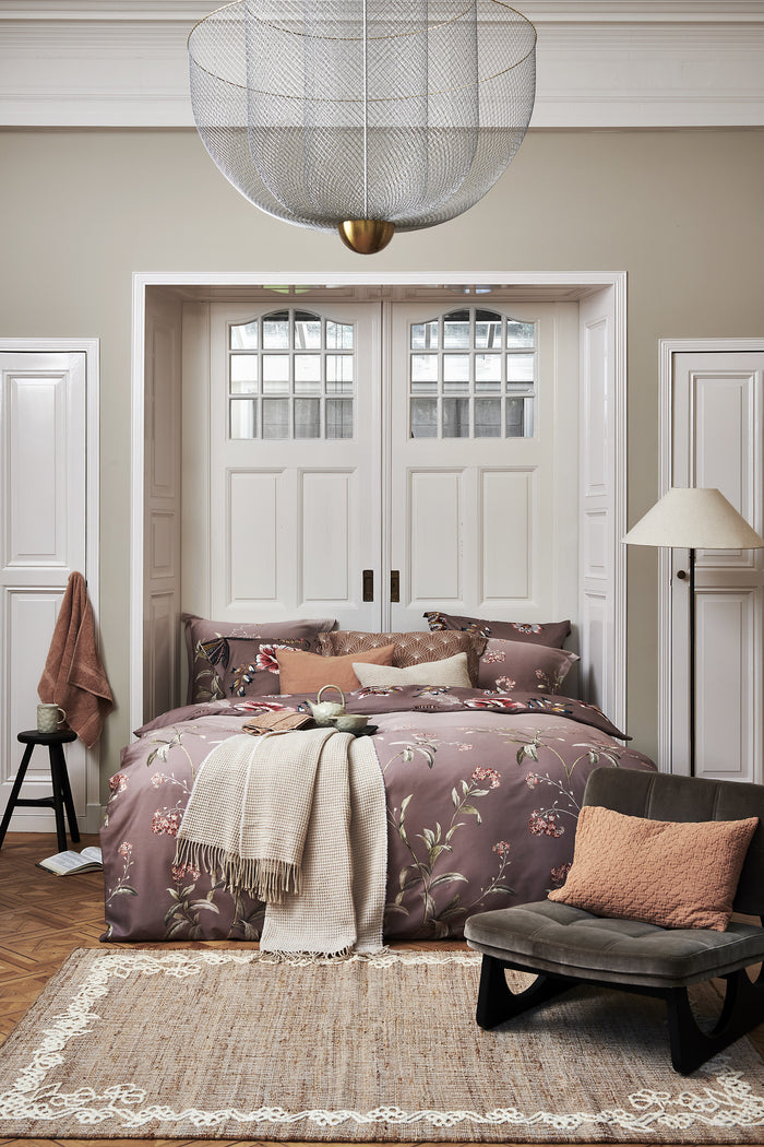 Dekbedovertrek Morning Star Fudge | 240 cm x 240 cm | Bruin