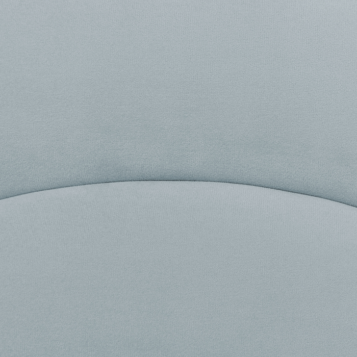 Beliani - ANET - Bed - Lichtblauw - 90 x 200 cm - Fluweel