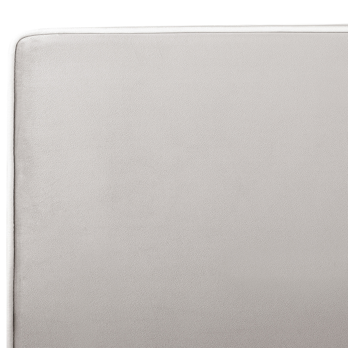 Beliani - TEENIE - Eenpersoonsbed - Lichtgrijs - 90 x 200 cm - Fluweel