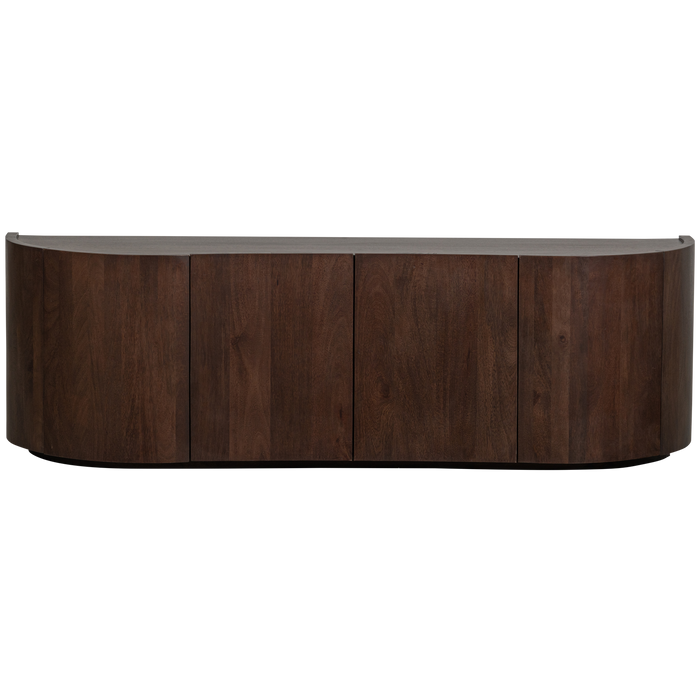 WOOOD Sense Dressoir 4-Deurs - Mango - Walnoot - 50x160x46