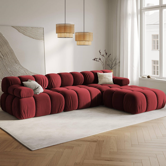 Milo Casa Tropea Modulaire 3-zitsbank - Bordeauxrood