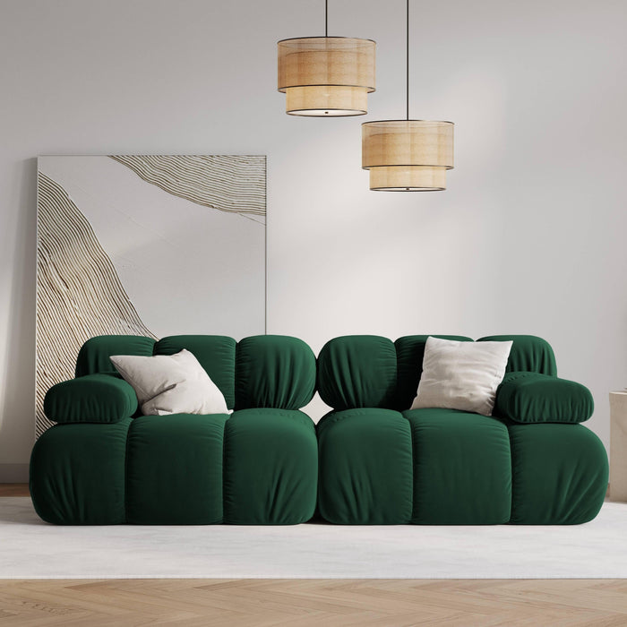 Milo Casa Tropea Modulaire 2-zitsbank - Flessengroen