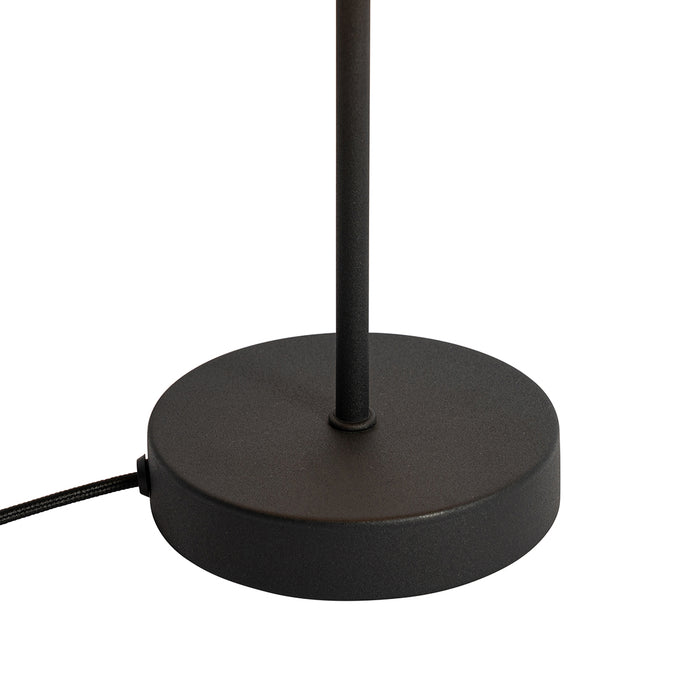 QAZQA Retro tafellamp mushroom zwart met goud - Magnax Mini