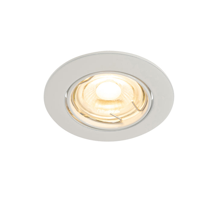 QAZQA Moderne inbouwspot wit 35 mm kantelbaar - Edu