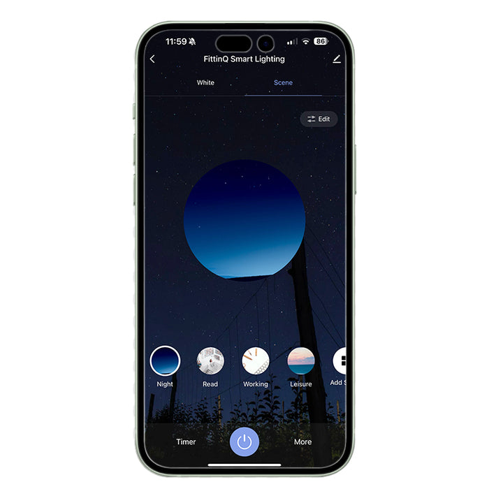 QAZQA Smart wandlamp wit 24 cm incl. 2 Wifi G9 - Otan