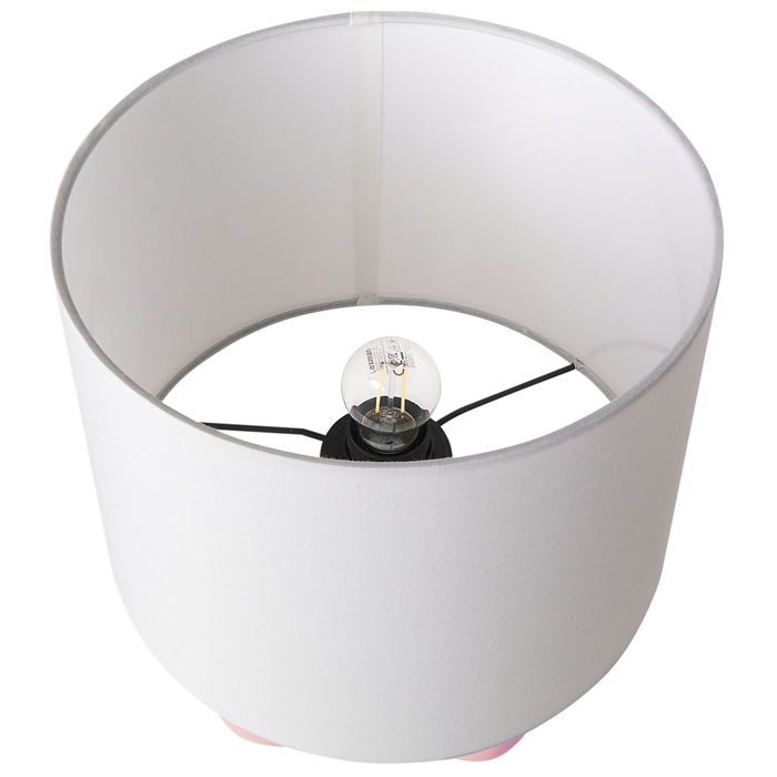 Beliani - ABBIE - Tafellamp - Roze - Keramiek