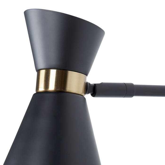 Beliani - MELAWI - Wandlamp - Zwart - Metaal