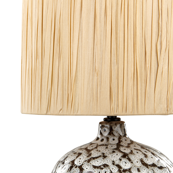 Beliani - YUNES - Tafellamp - Zwart|Wit - Keramiek