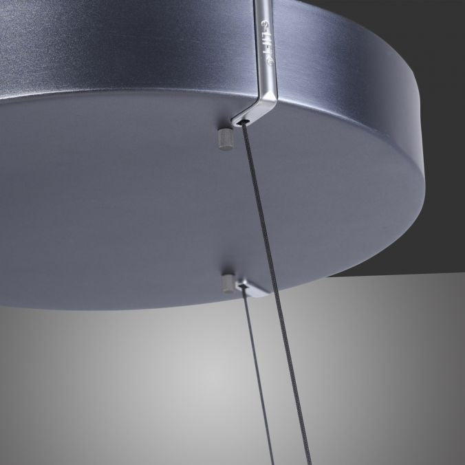 Neuhaus PURE® Hanglamp PURE®-E-CLIPSE e-Lift Grey Ø 70cm incl.