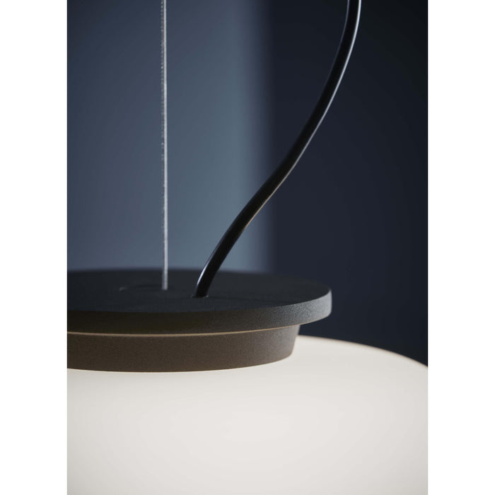 Frandsen Supernate hanglamp Ø28 opal white|black