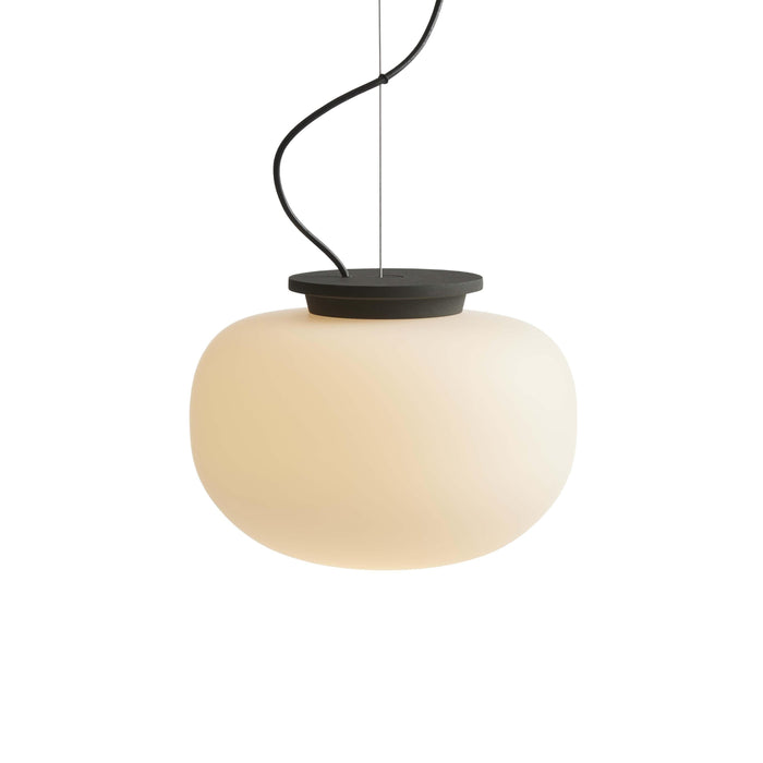 Frandsen Supernate hanglamp Ø28 opal white|black