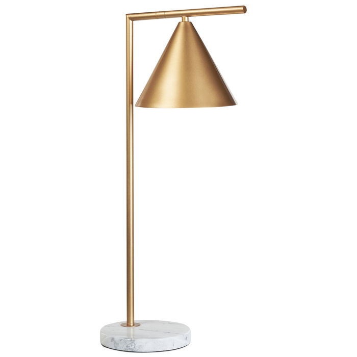 Beliani - MOCAL - Tafellamp - Gebroken wit - Metaal