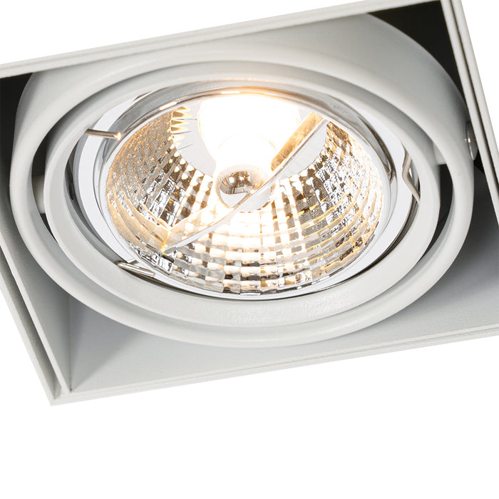 QAZQA Inbouwspot wit GU10 AR70 trimless - Oneon