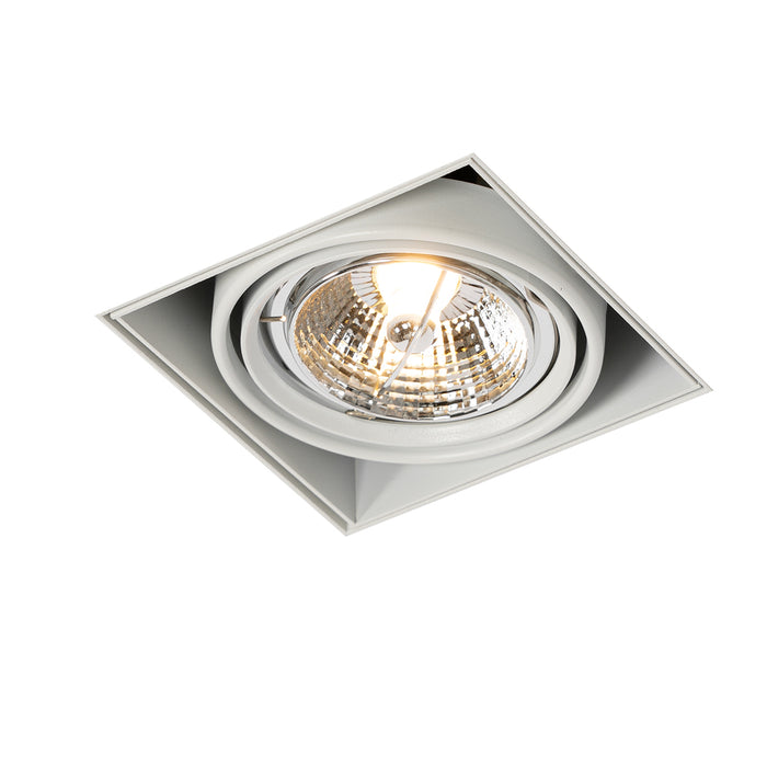 QAZQA Inbouwspot wit GU10 AR70 trimless - Oneon