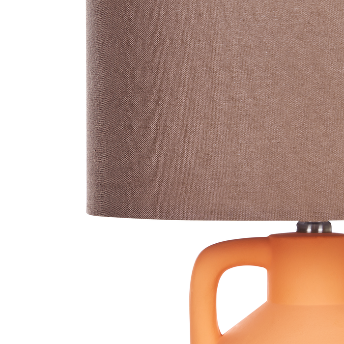 Beliani - LABRADA - Tafellamp - Oranje - Keramiek
