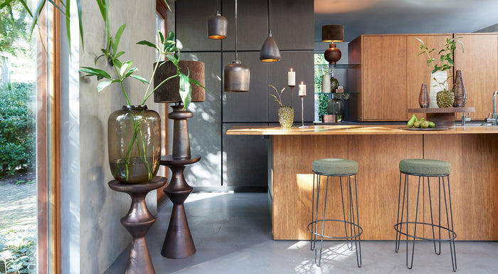 Light & Living Light&living Hanglamp Ø22,5x25 cm DENA mat brons