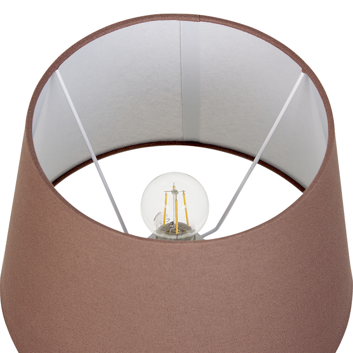 Beliani - ARCOS - Tafellamp - Gebroken wit - Keramiek