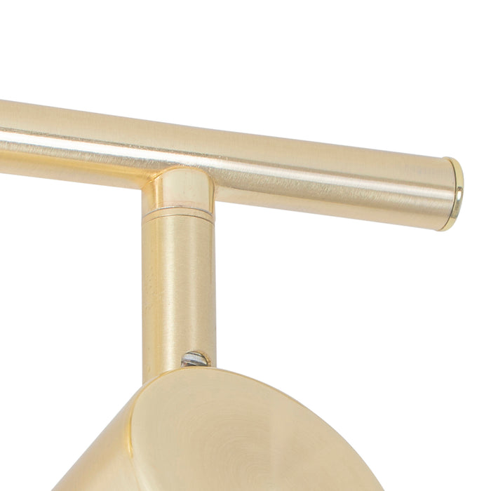 QAZQA Smart plafondlamp messing verstelbaar incl. 2 Wifi GU10 - Jeana