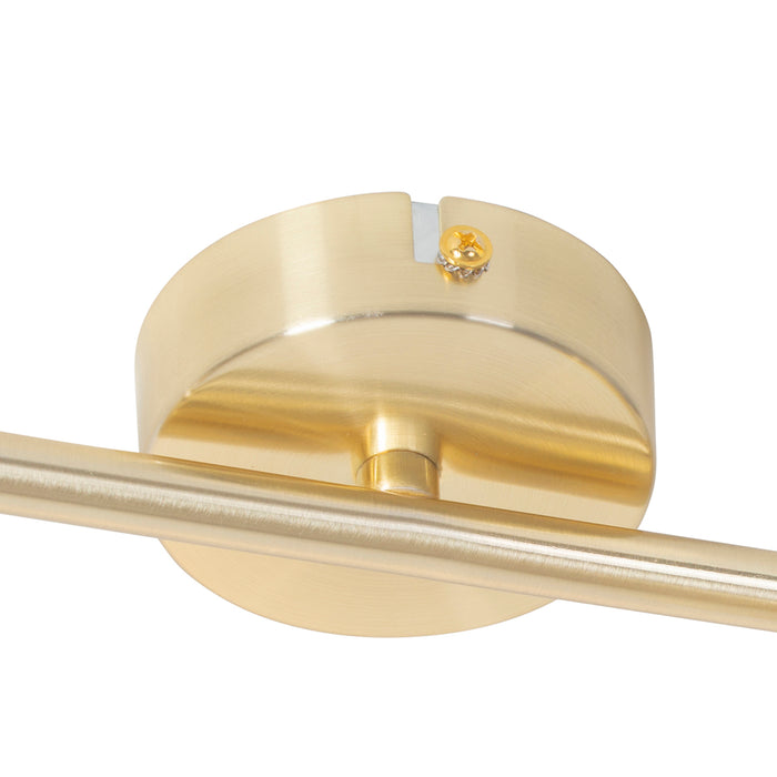 QAZQA Smart plafondlamp messing verstelbaar incl. 2 Wifi GU10 - Jeana