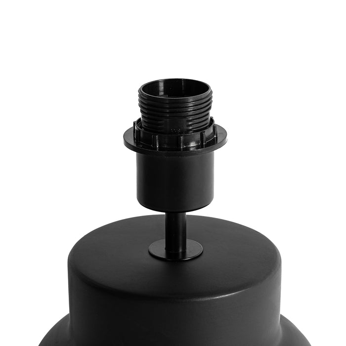 QAZQA Design tafellamp zwart keramiek 17 cm zonder kap - Alisia