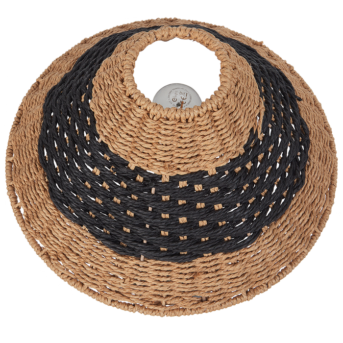 Beliani - MOMBA - Tafellamp - Beige|Zwart - Papier