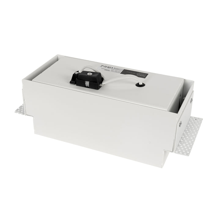 QAZQA Inbouwspot wit GU10 AR70 trimless 2-lichts - Oneon