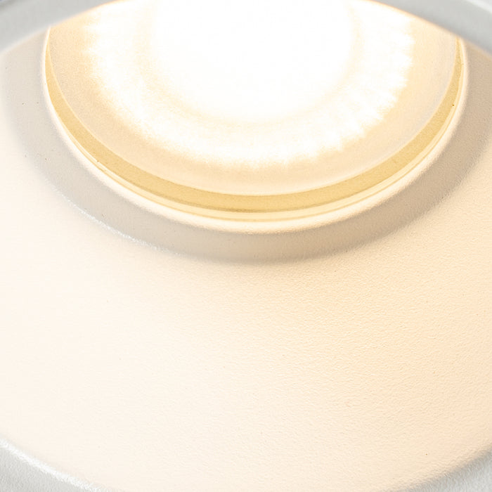 QAZQA Moderne inbouwspot wit GU10 50mm IP44 - Dept