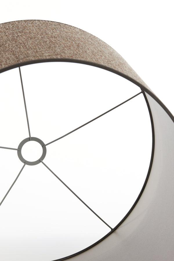 Light&living Kap cilinder 50-50-38 cm SAVERNA donker bruin