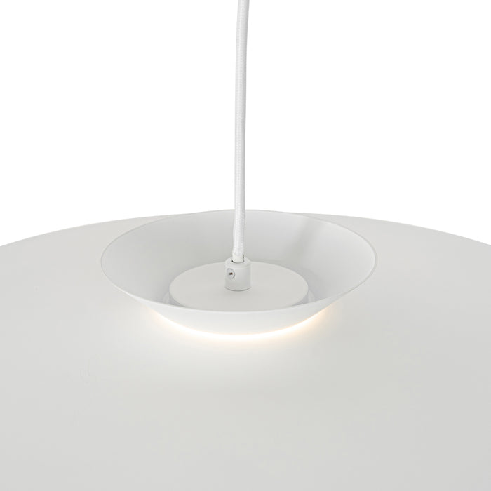 QAZQA Design hanglamp wit incl. LED 3-staps dimbaar - Pauline
