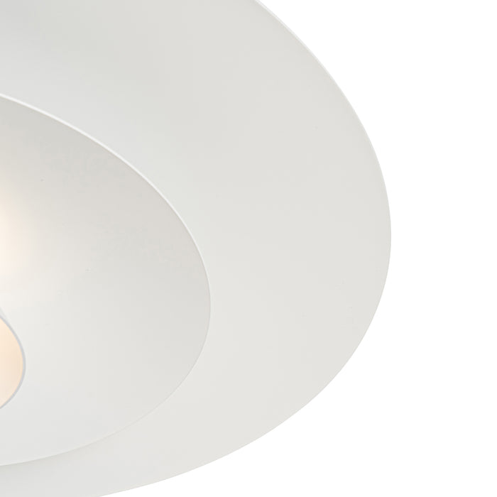 QAZQA Design hanglamp wit incl. LED 3-staps dimbaar - Pauline