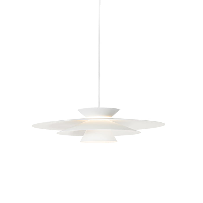 QAZQA Design hanglamp wit incl. LED 3-staps dimbaar - Pauline