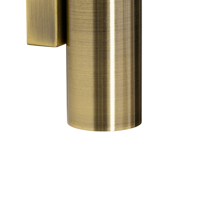 QAZQA Moderne wandlamp brons 2-lichts - Jeana