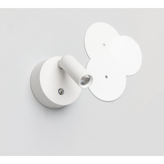 ETH Wispo Wandlamp |Spot dimbaar Draadloos Wit