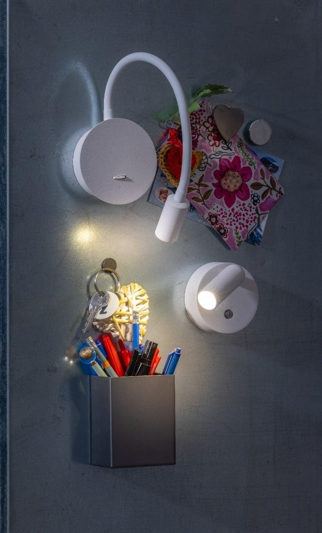 ETH Wispo Wandlamp |Spot dimbaar Draadloos Wit