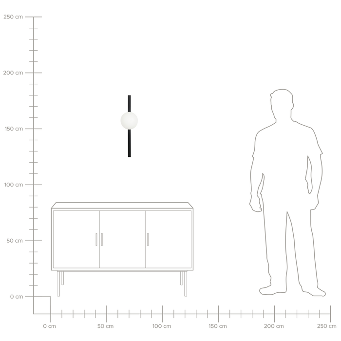 Beliani - ISABELLA - Wandlamp - Zwart - IJzer