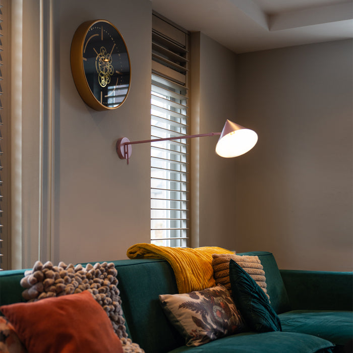 QAZQA Design wandlamp roze verstelbaar - Triangolo